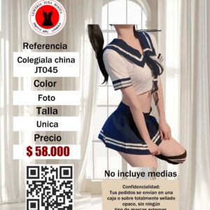 Disfraz Colegiala China Referencia JT045