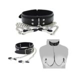 Set Collar con Pinzas y Cadena BDSM BON-08 - Image 2