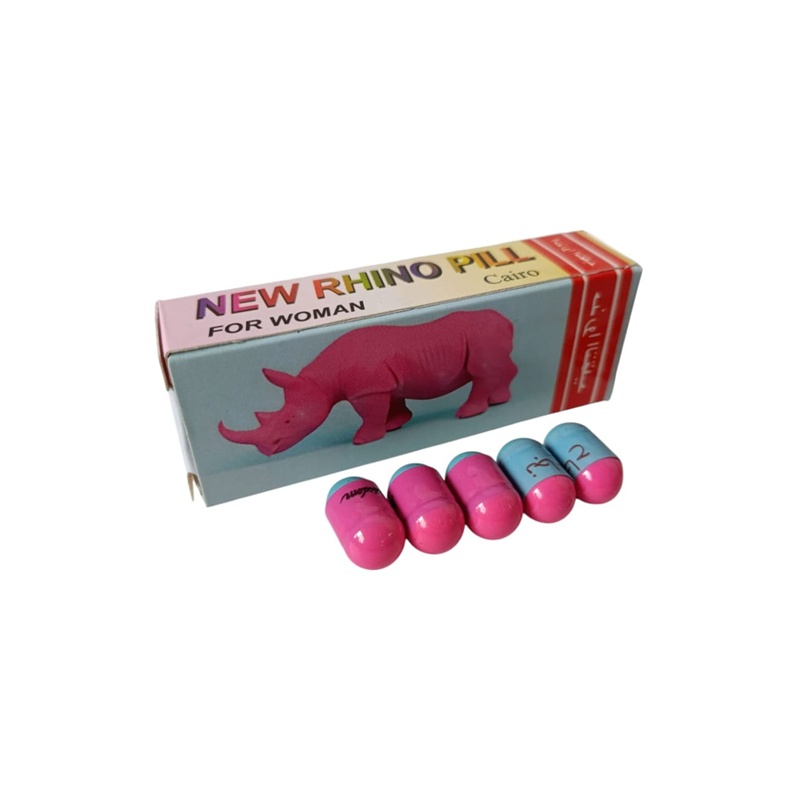EST-014 New Rhino Pink – Estimulante Femenino x 5 caps EST-014 - Image 1