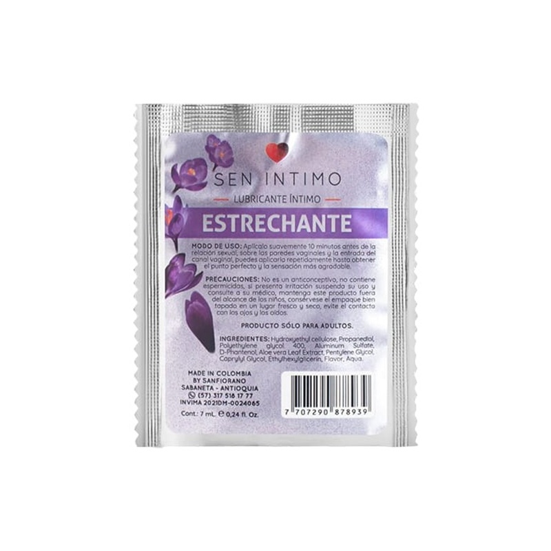 ESV-007 Estrechante – Sensación de Mayor Ajuste Sachets EST-007 - Image 1