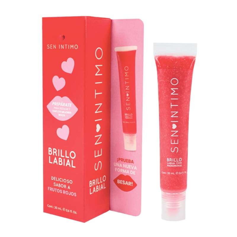 FER-017 Brillo Labial Sensual Sen Intimo – Sabor Frutos Rojos FER-017 - Image 1