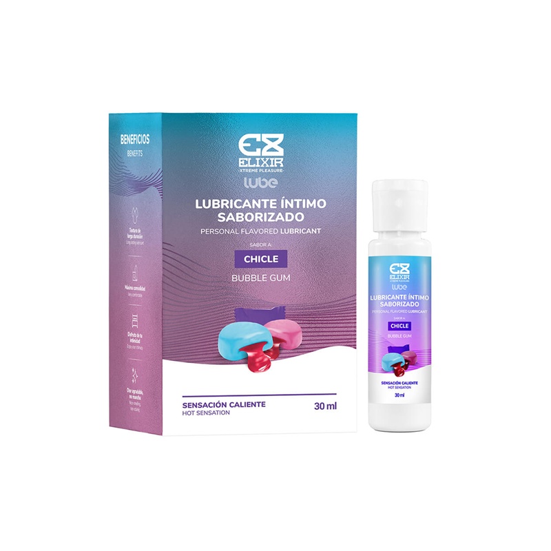 LUB-032 Lubricante Íntimo Saborizado Elixir – Chicle x 30 ml LUB-032 - Image 1