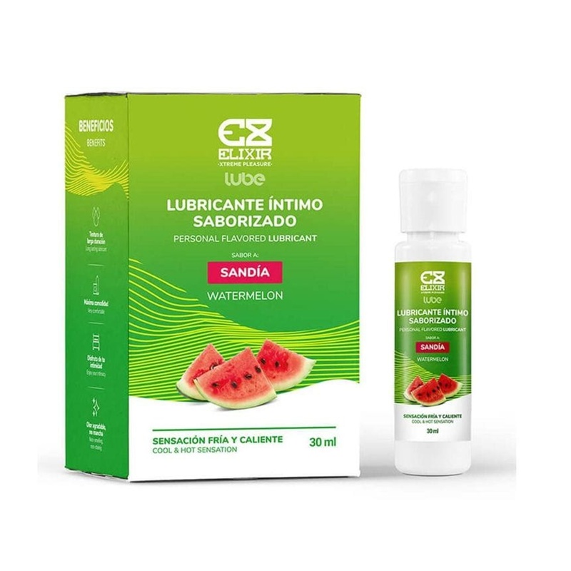 LUB-040 Lubricante Saborizado Elixir – Sandía 🍉🔥❄️ x 30 ml LUB-040 - Image 1