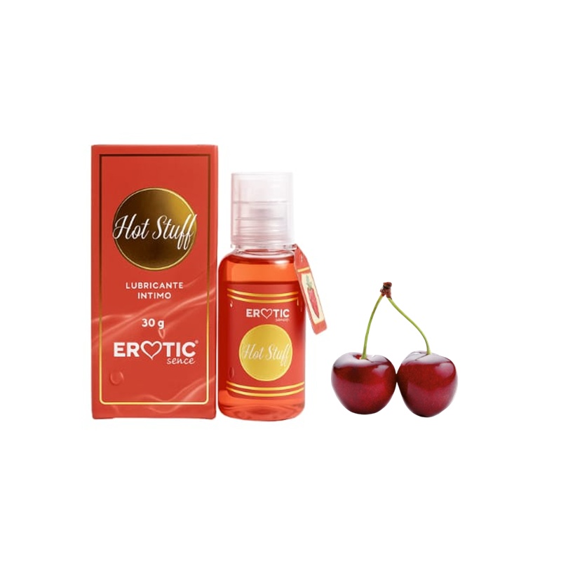 LUB-052 Lubricante Hot Stuff – Sensación Caliente Sabor Cereza x 30 ml LUB-052 - Image 1
