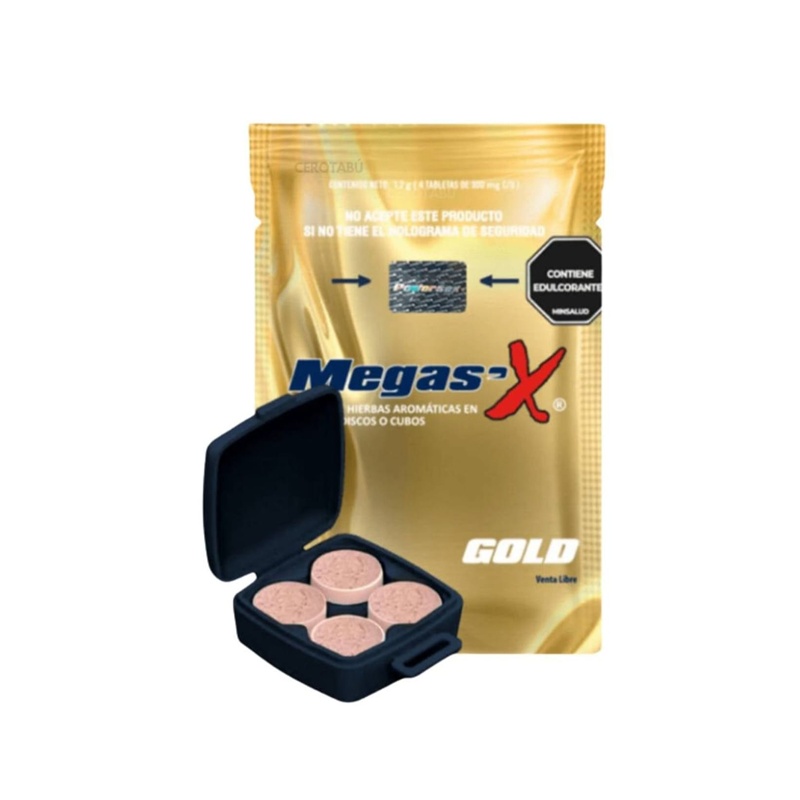 POT-017 Megasex Gold – Potenciador Masculino Concha x 4 tabletas POT-018 - Image 1