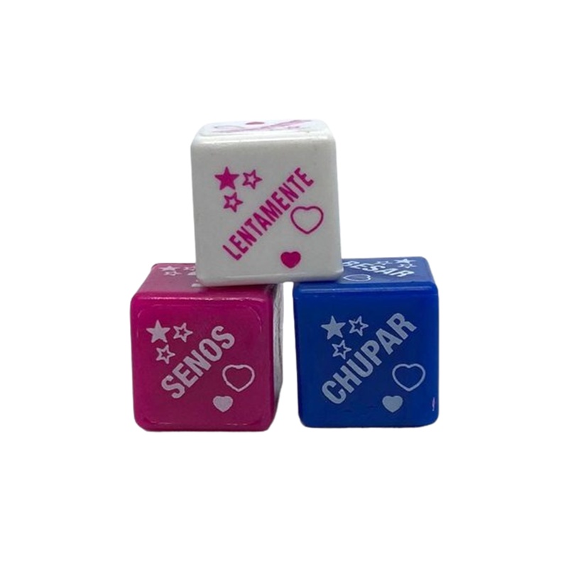 01 Dados sexuales Juego De Dados Eróticos Para Parejas x 3 JUE-33 - Image 1