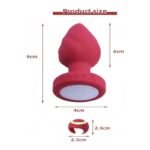 Plug Anal Luminoso con Control Remoto Talla M JAD-35 en Pasto - Image 3