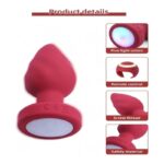 Plug Anal Luminoso con Control Remoto Talla M JAD-35 en Pasto - Image 2