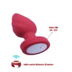 Plug Anal Luminoso con Control Remoto Talla M JAD-35 en Pasto