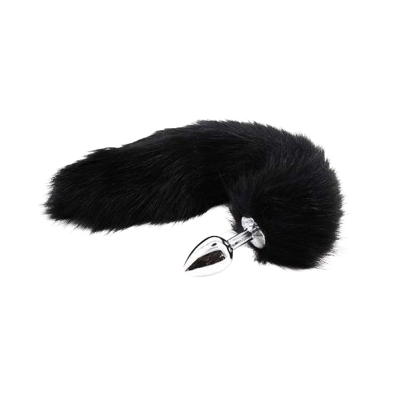 14 Plug Anal con Cola de Zorro Negro (Talla S) JAD-08 - Image 1