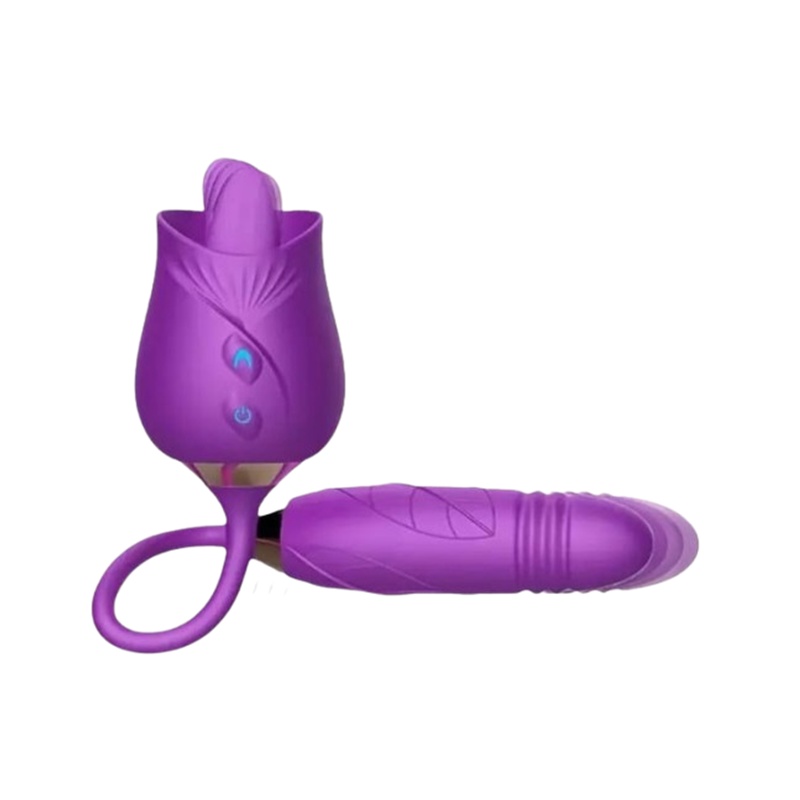 234 Vibrador Estimulante Rosa de Empuje VIB-03 - Image 1