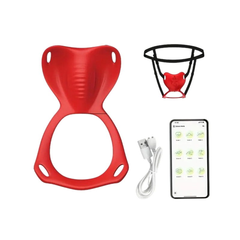 241 Vibrador Tipo Arnés Estimulador Punto G con App VIB-01 - Image 1
