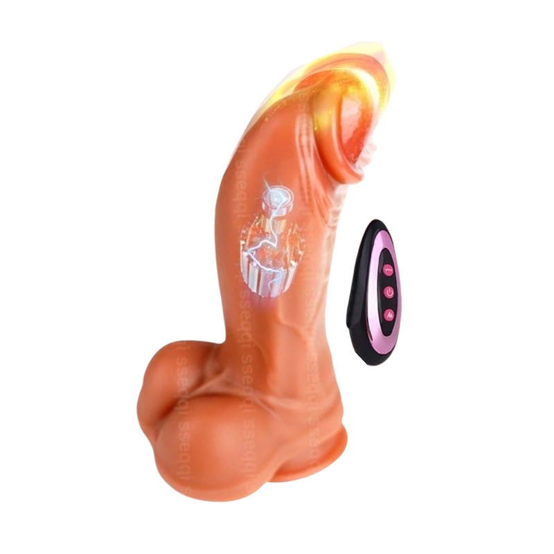 28 Vibrador Realístico con Empuje, Vibración y Control Remoto VIB-77 - Image 1