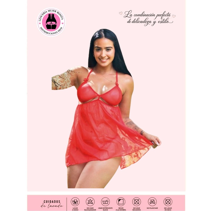 04 Babydoll Rubí Seductor BBD-16 - Image 1