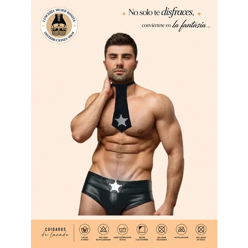 05 Disfraz Sensual Sheriff Masculino DFM-01 - Image 1