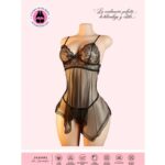Babydoll Coral Romance (Negro) BBD-07