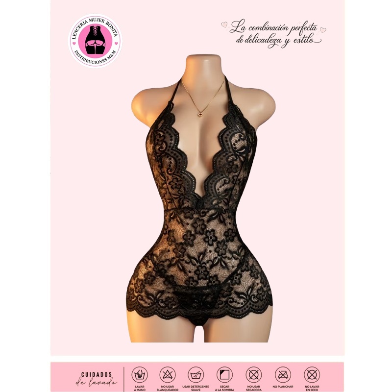 32 Body Encaje Noir BBD-04 - Image 1