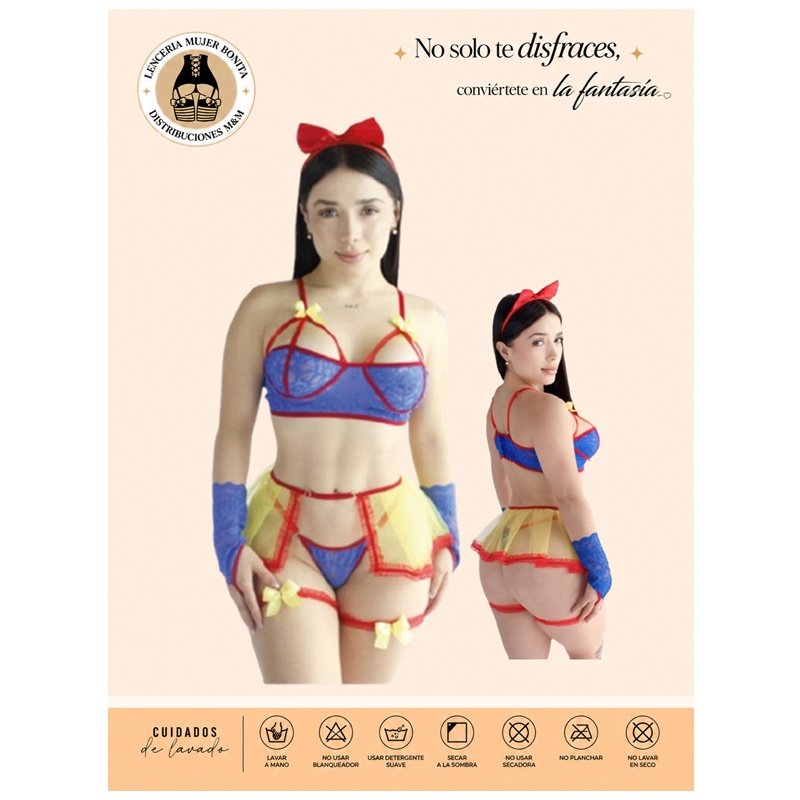43 Disfraz Blancanieves Sensual LDF-08 - Image 1