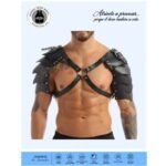 Arnés masculino con hombreras estilo gladiador RDH-02