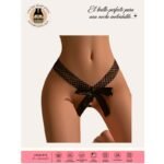 Tanga Femenina Hilo con Moño y Detalle Decorativo TLF-07 - Image 2